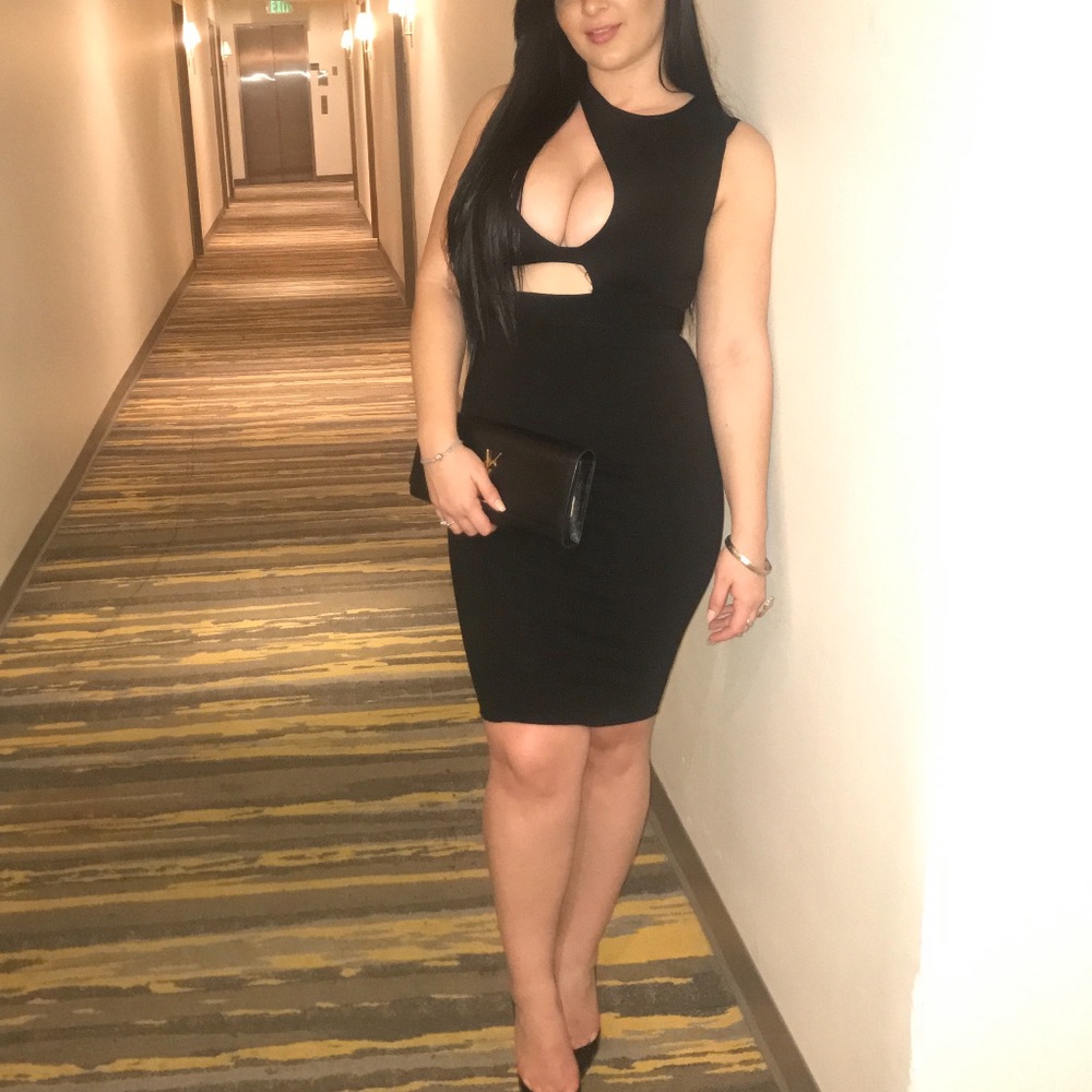 Black club dress